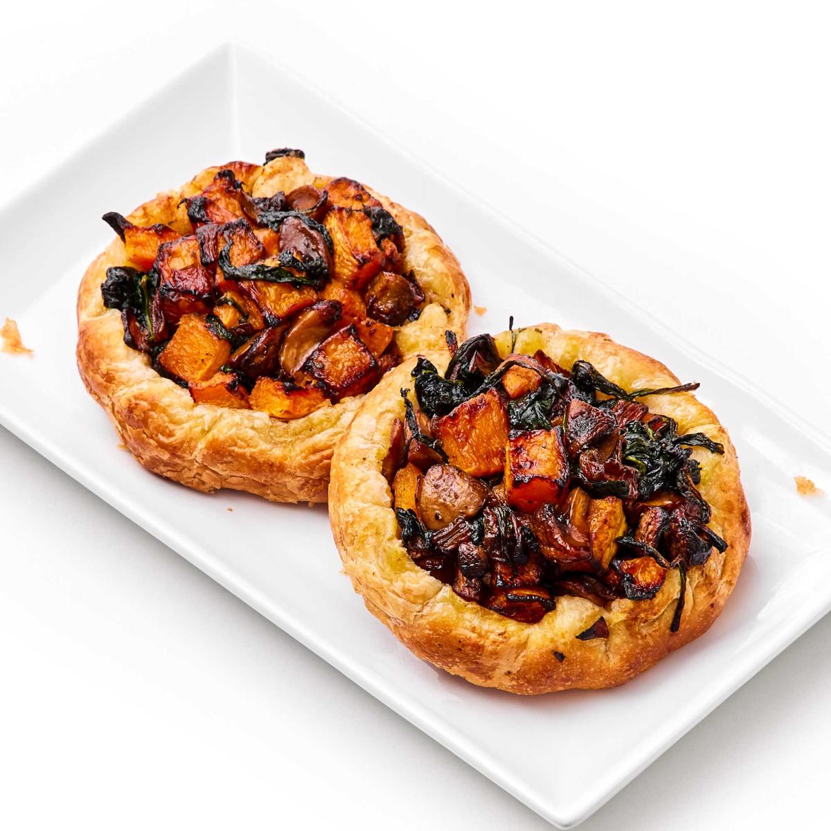 Vegan Roasted Butternut Squash Galettes