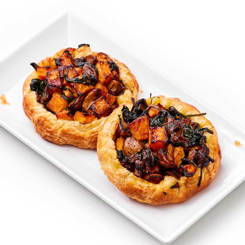 Vegan Roasted Butternut Squash Galettes