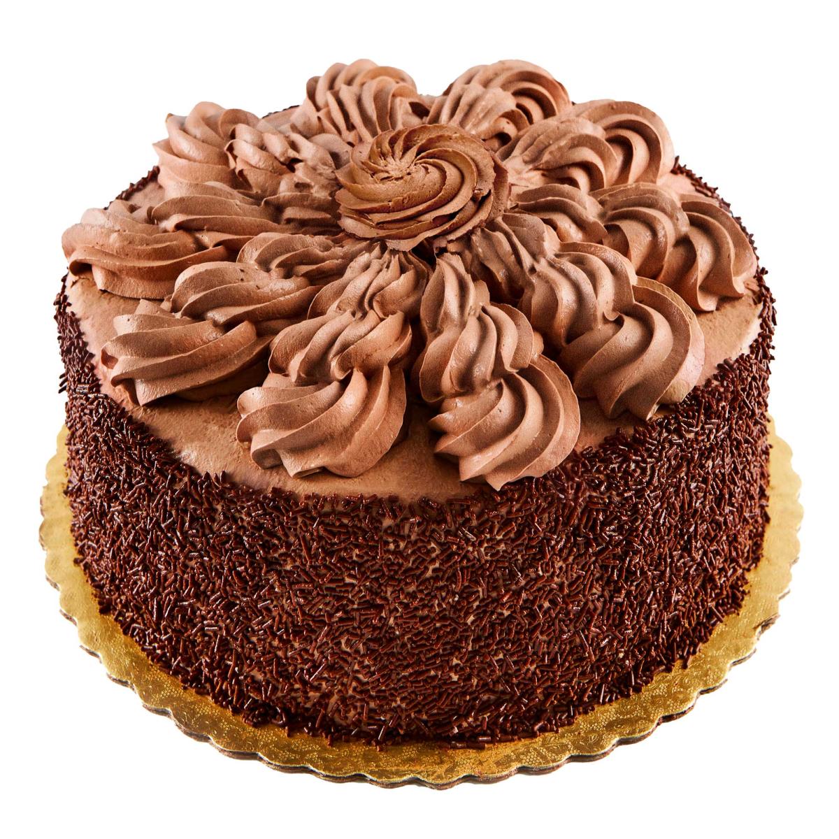 Chocolate Mousse Cake. 8 inch double