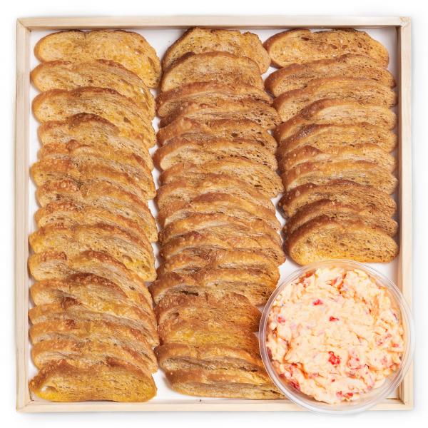 Crostini with Dips Medium (serves 10-15) Catering Platter