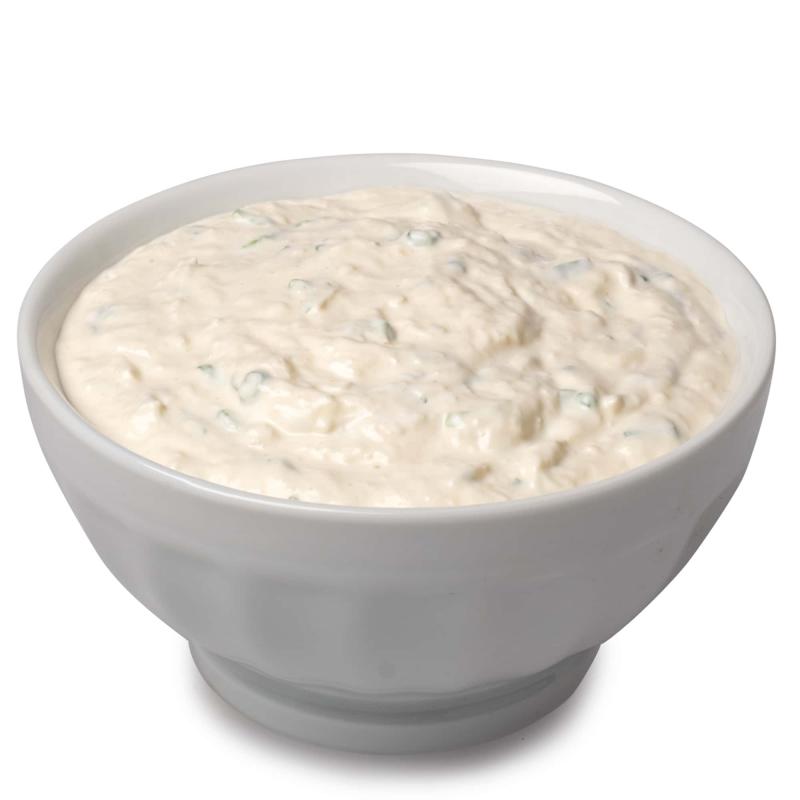 Horseradish in a small serving bowl