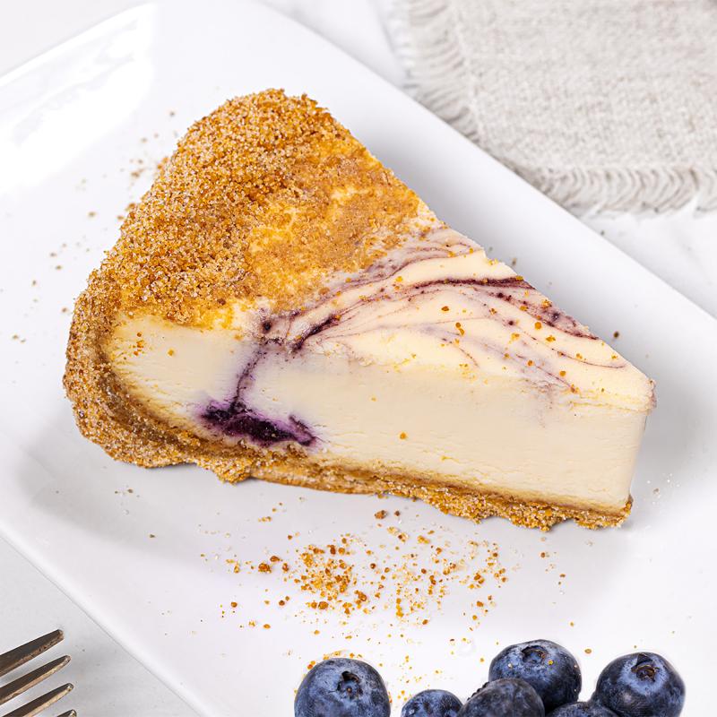 Blueberry Cheesecake Slice