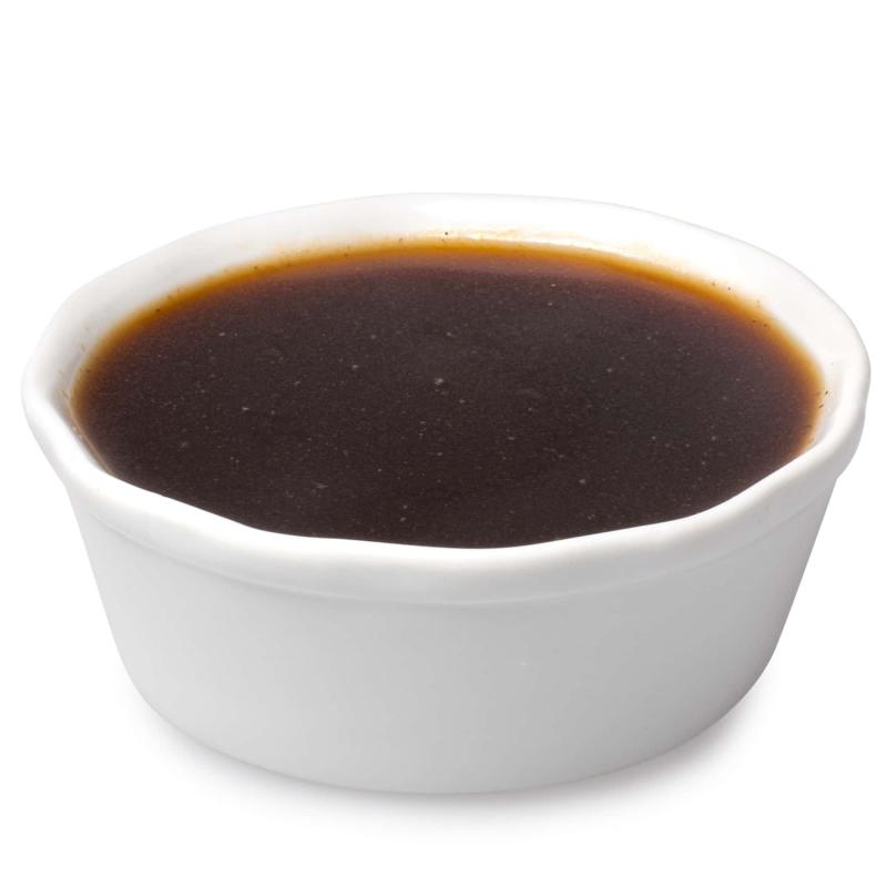 Beef jus small in a cup