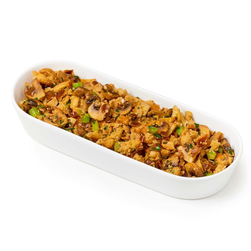 Vegan Mushroom Stuffing that serves 4-6 people