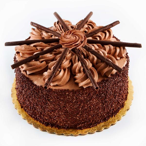 Chocolate Mousse Cake. 8 inch double